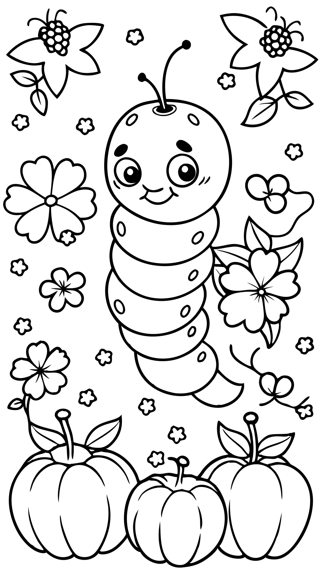 the hungry caterpillar coloring pages